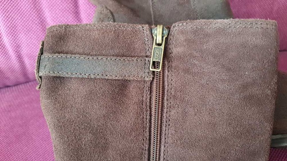 Ghete piele stil ciocate Wrangler de la UGG Cadie Western marimea 36,5