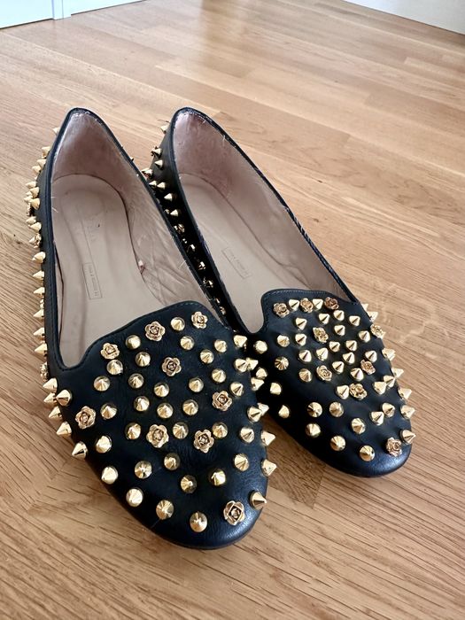 Balerini dama Zara din piele