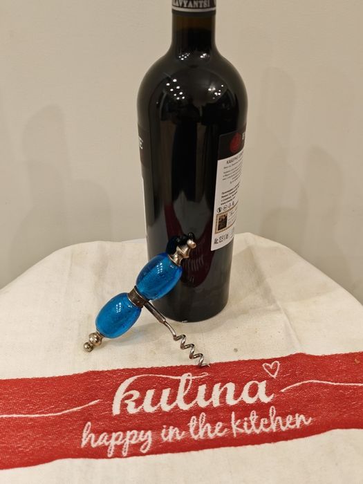 Уникален винтидж тирбушон – Венецианско стъкло и класически стил