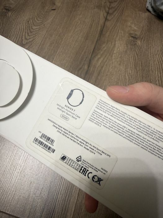 Apple watch 7, 45mm черные