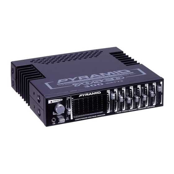 Продавам усилвател еквалайзер за кола Pyramid 705CD