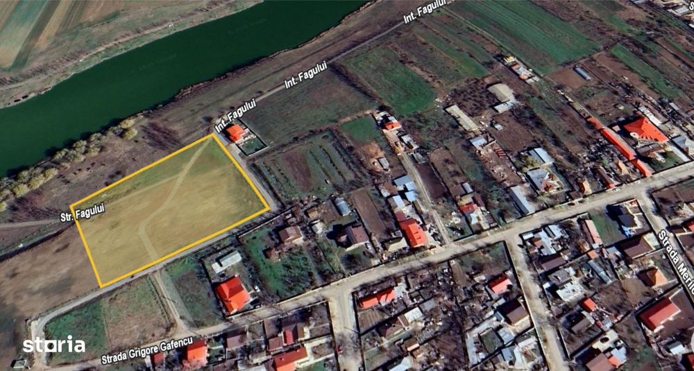Fundulea teren intravilan 535 mp langa lac
