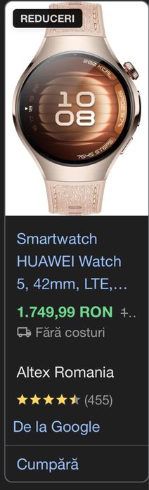 Smartwatch Huawei Watch 5 Nou