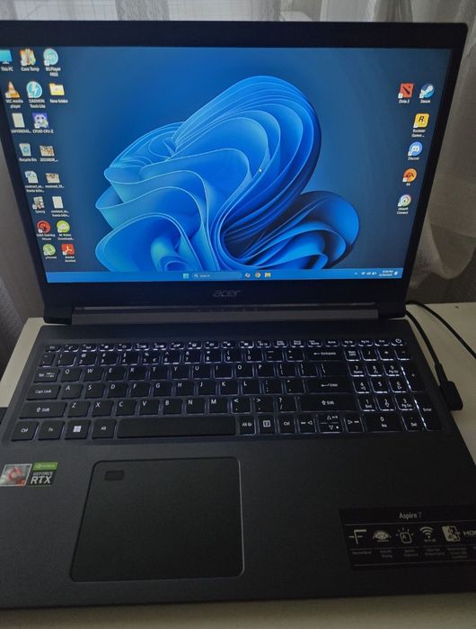 Laptop Gaming Acer Aspire A715-43G ryzen 7 full box