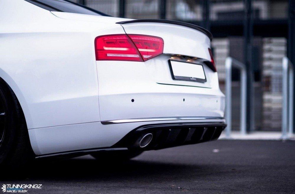 Prelungiri Laterale Bara Spate compatibile cu Audi A8 D4 Maxton Design