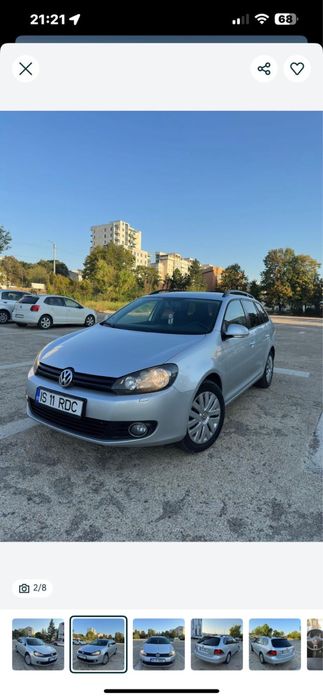 Vw Golf 6 din 2012