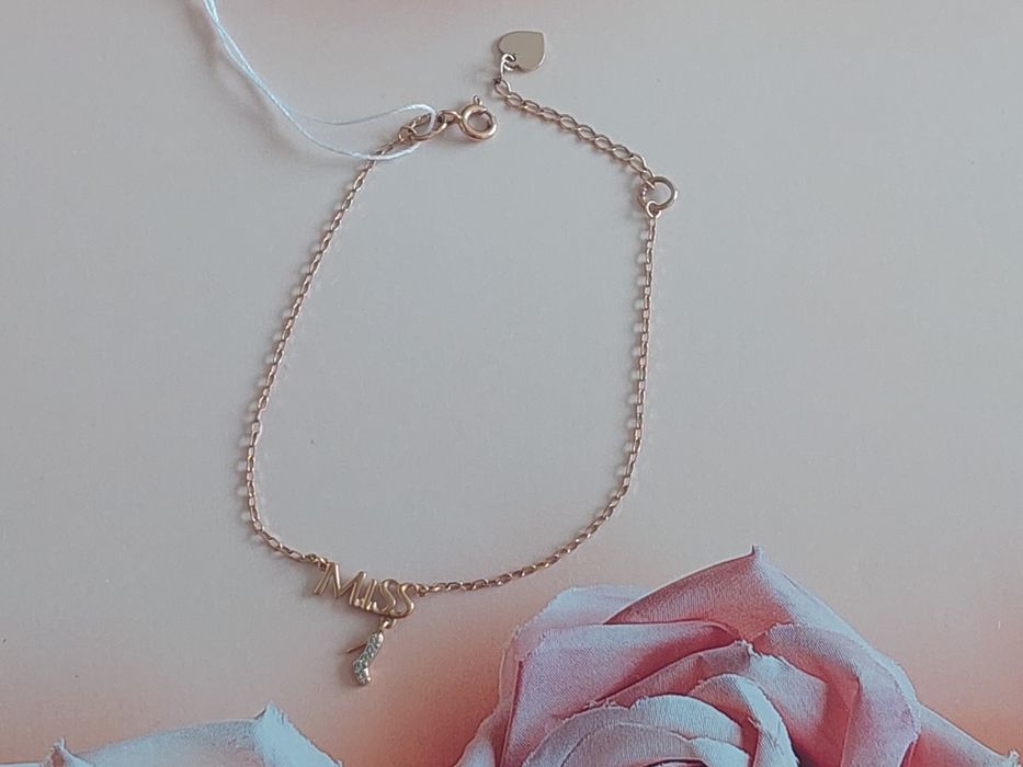 Золотой браслет новый