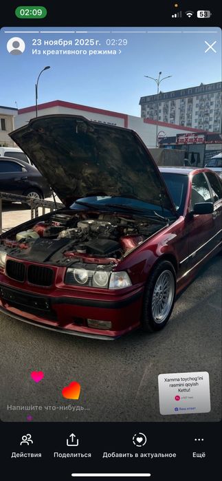 Bmw e 36 naxt yoki arendaga