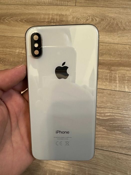 Carcasa iPhone X alb, full flex