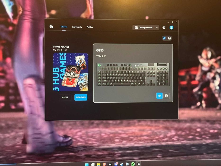 Tastatură Gaming Logitech G915 Wireless RGB Tactile