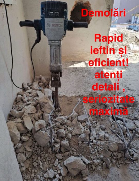 DECOPERTARI , Debarasāri moloz si  moluz decopertāri, echipā rapidā