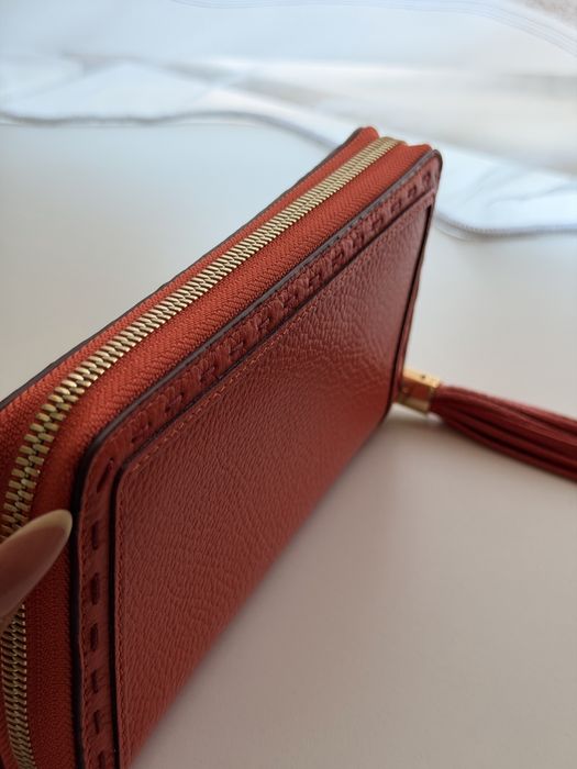 Портмоне Lancel естествена кожа