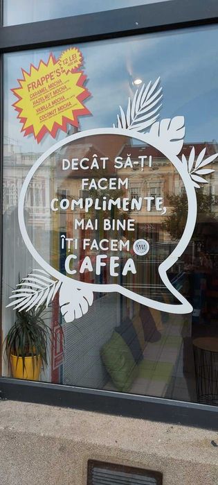 Decor Autocolant vitrine / sali / magazine/ Fa-ti afacerea vizibila!