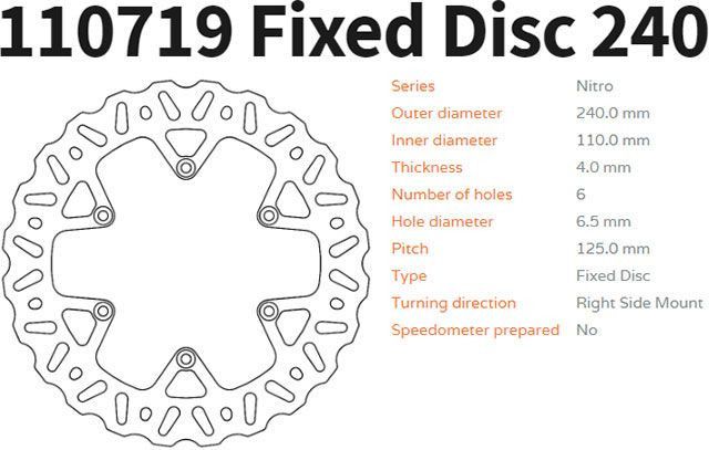 Мото спирачни дискове предни задни за мотор мото мотокрос