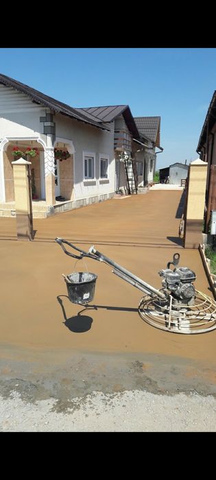 Beton elicopterizat si amprentat