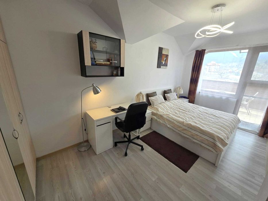 Regnum, Банско: двустаен апартамент с фронтална гледка към Пирин за продажба