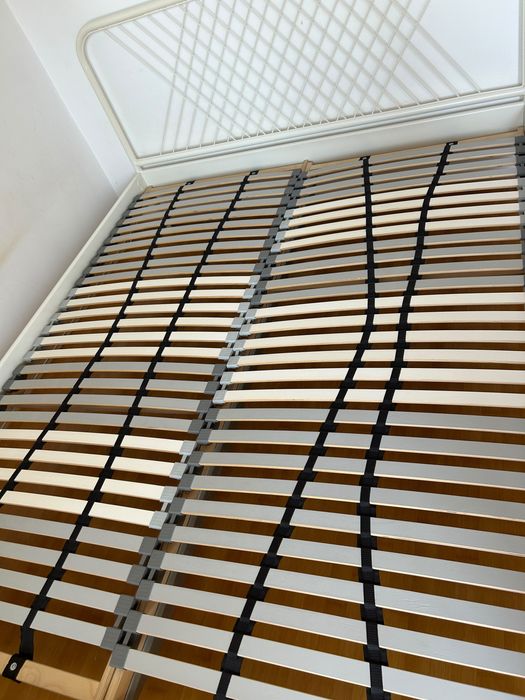 LÖNSET IKEA Pat Dublu de Centru, cu Saltea 160X200 cm