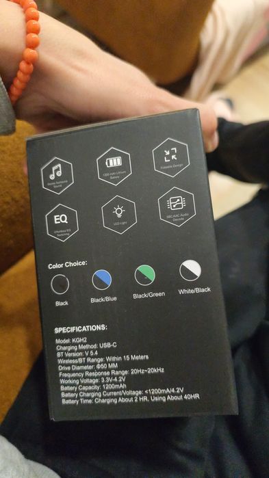 Căști wireless gaming krysenix kgh2 noi