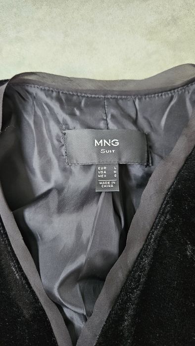 Mango  blazer catifea L