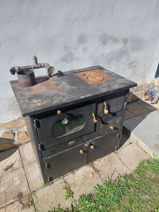 Печка прити с водна риза