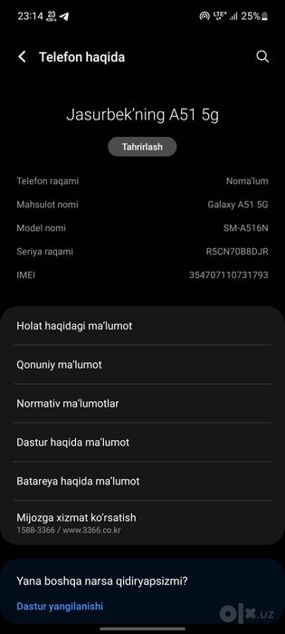samsung a51 obmen iphone 7 8 laga dap boladi
