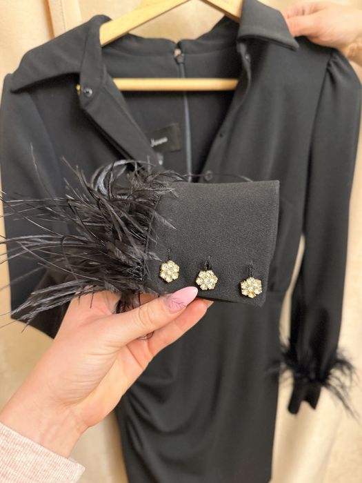 Junona черна рокля