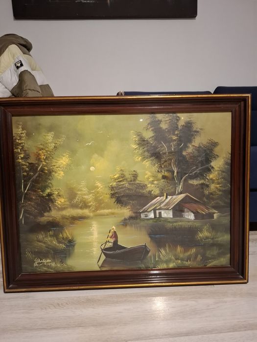 Vând tablou pictat pe hartie
