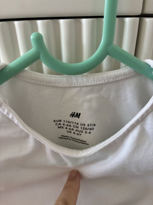 Set tricou si fusta H&M  110-116