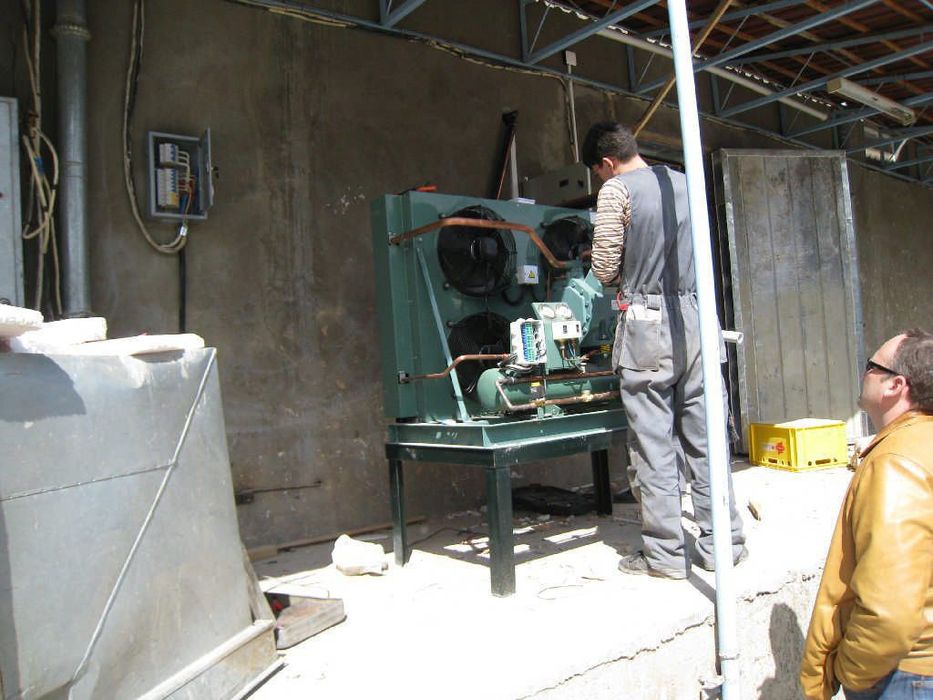 Монтаж холодильников морозильников и шоковой заморозки