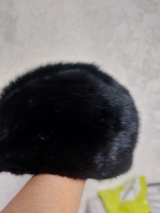 Норковая женская шапка
