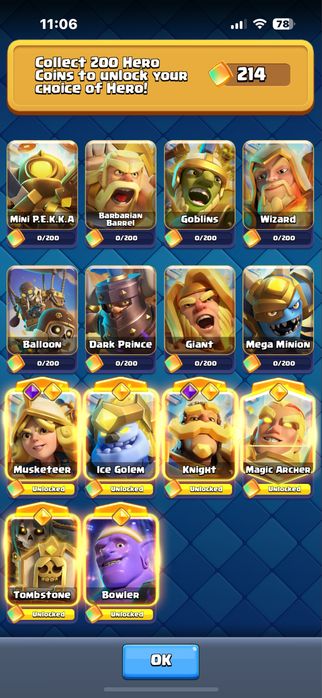 Продам аккаунт Clash Royale