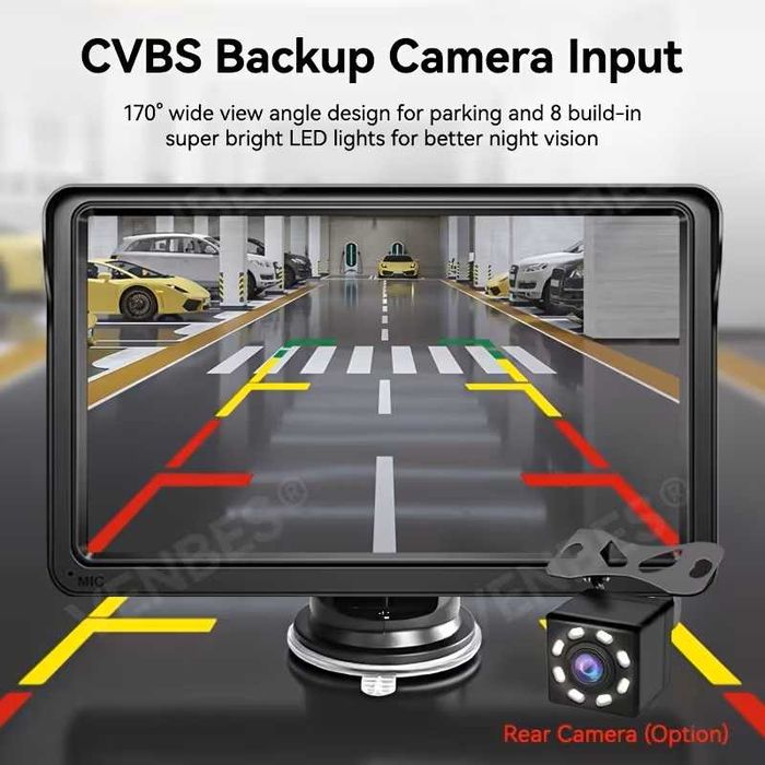 Мултимедийна система, сензорен екран, 7 инча