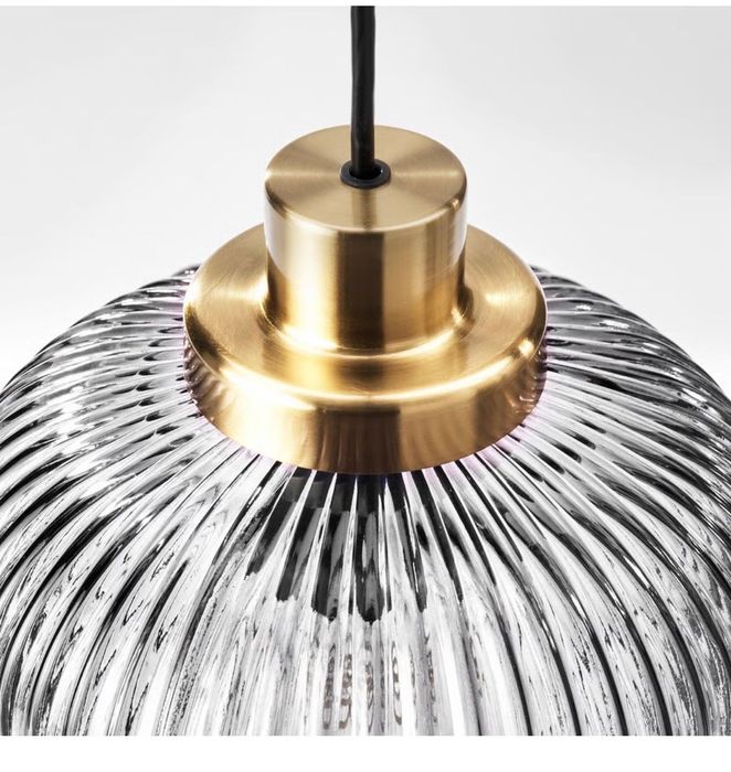 Ca NOU 2xLustre IKEA SOLKLINT Sticla/Alama Bec incl +Transport Gratuit