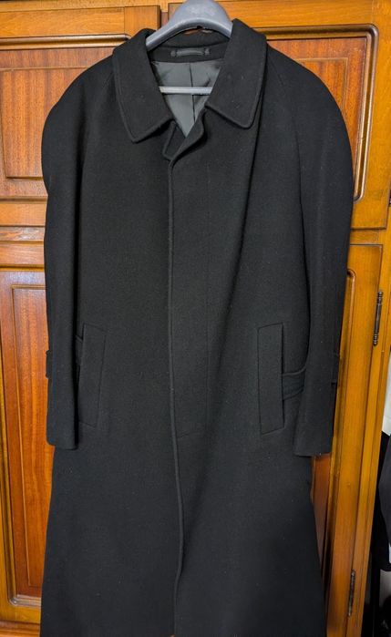Palton negru , lînă