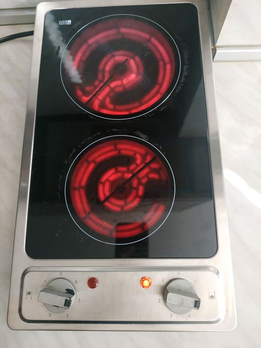 Двоен керамичен/индукционен котлон за вграждане