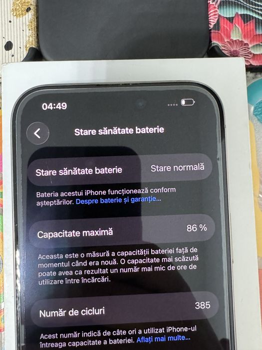 Iphone 15 Pro  128Gb  Natural Titannium Impecabil 10/10 13 huse cadou