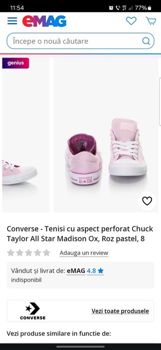 Teniși Converse roz