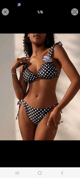 Costum de baie cu buline măsura M