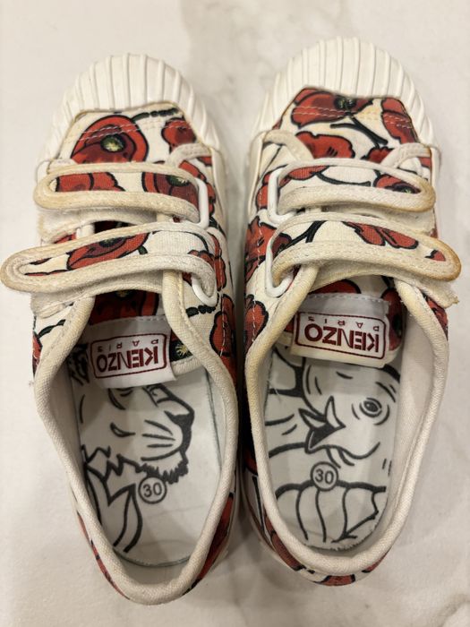 Детски кецове на цветя, момиче, kenzo