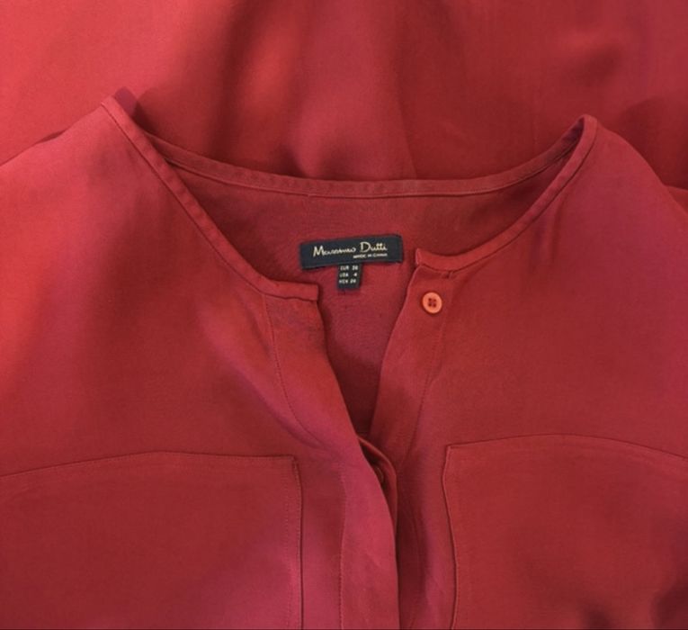 Копринена риза Massimo Dutti