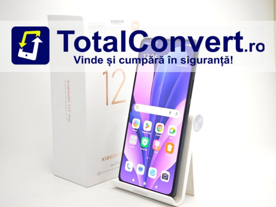 Xiaomi 12T Pro 256GB Black 8GB Dual SIM, Garantie 24 luni | #R94187