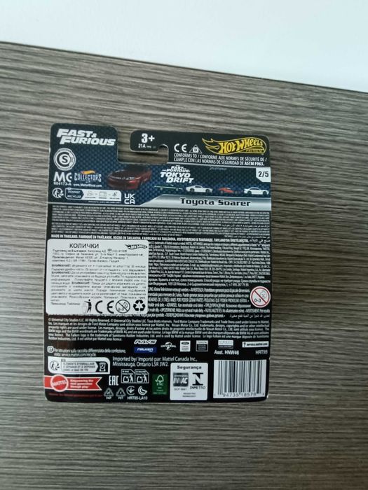 Hot wheels Fast and Furious Toyota Soarer