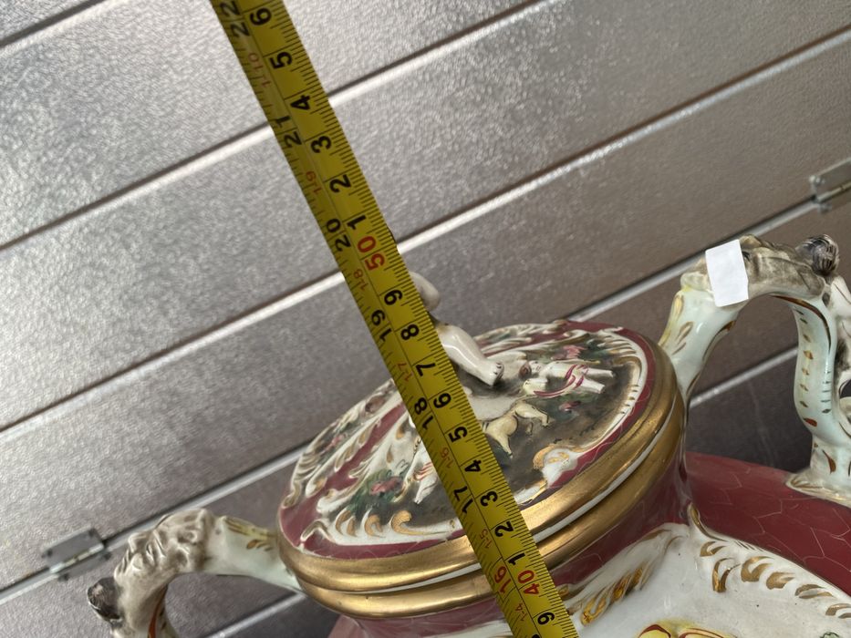 Огромни порцеланови съдове каподимонте ваза супник урна