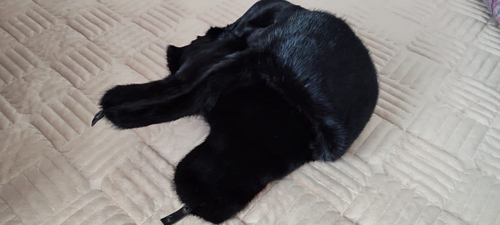 Норковая мужская шапка