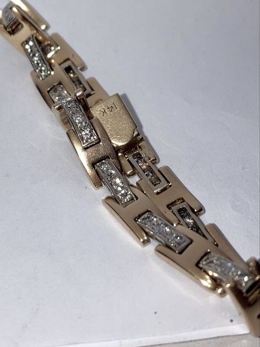 Bratara aur cu diamante 1.15ct