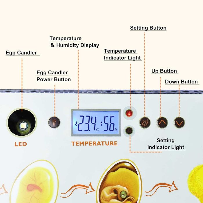 Автоматичен инкубатор 20 яйца - реф. код - 4