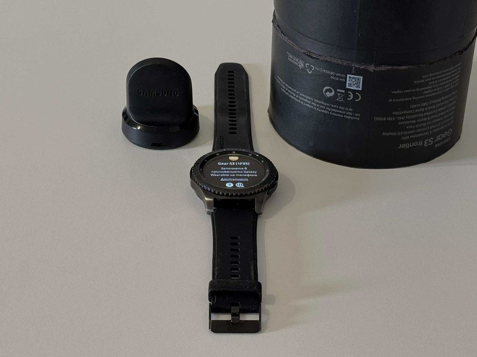 Бартер! Samsung Galaxy Gear S3 Frontier Dark Gray (Черен)