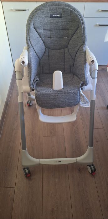 Столче за хранене Peg Perego Prima Pappa Follow me Wonder grey + калъф