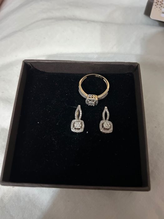 Набор золото с бриллиантами