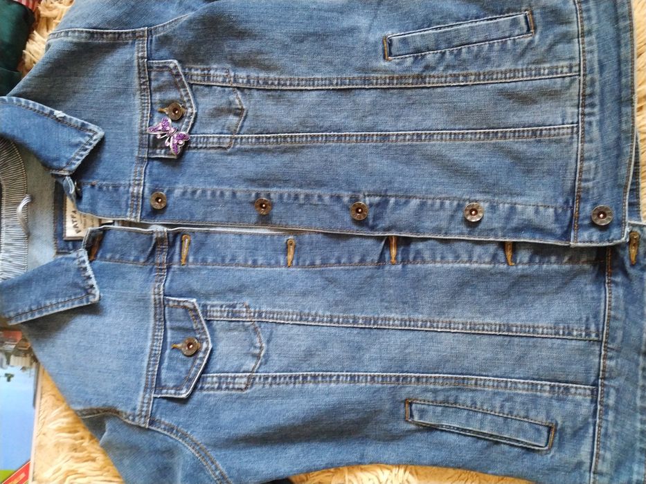 Джинсовая куртка женская р44